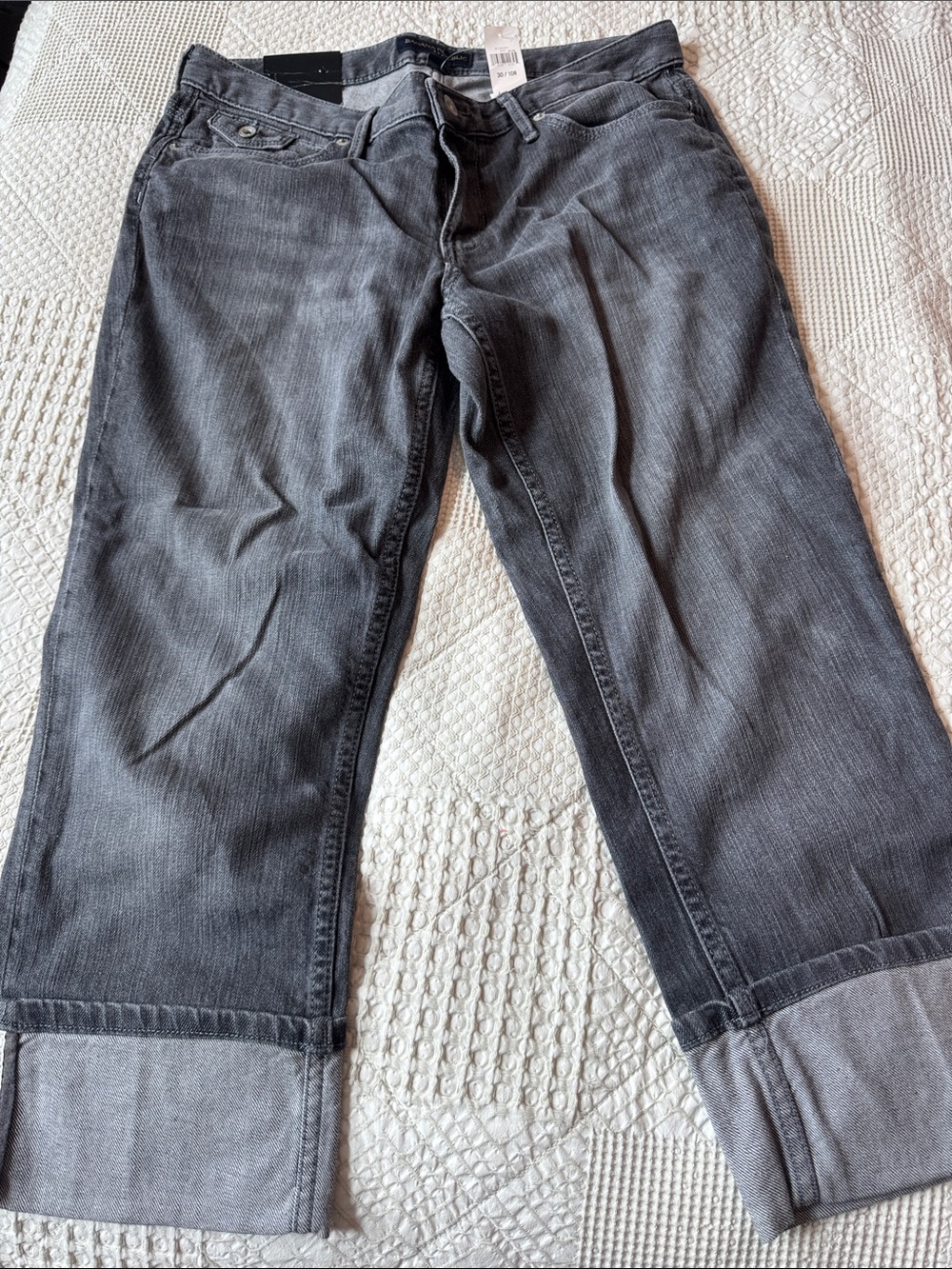 Banana Republic Women's Grey Cropped Jeans